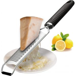 Manuel De Fromage Et D'agrumes, Râpe Zesteur Classique Zesteur Râpe Fait De La Prime En Acier Inoxydable, Idéal Pour Le Parmesan, Fromage À Pâte Dure, Le Gingembre, Le Chocolat, Les N - Neuf