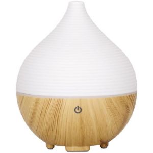 KALANKA-Diffuseur d'Huiles Essentielles, 160ml Colorées Humidificateur Parfum Maison, Parfumé Aromathérapie Ultrasons USB avec 7 Lumières Couleur LED pour Chambre à Coucher, Bureau, Voyage - Neuf