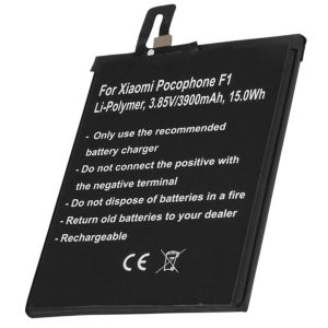 Batterie Li-Polymer 3,85V pour Xiaomi Pocophone F1 Compatible BM4E Noir - Neuf