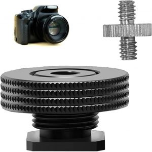 Adaptateur De Sabot &Agrave; Filetage, Hot Shoe, 1/4"" Female Thread To Hot Shoe Adapter, Adaptateur De Montage De Chaussure, Adaptateur Griffe Camera, Adaptateur De Sabot, Adaptateur Griffe Apparei[Z217] - Neuf