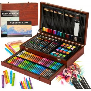 Mallette dessin Enfant, 146 pi&egrave;ces coloriage kit dessin Enfant, Art Set, Mallette de Coloriage - Neuf