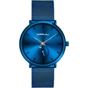 Eryi-Montre À Quartz Pour Homme Garçon, Montre Bracelet D'affaires, Montre Décontractée Étudiante, Montre D'acier Inoxydable, Miroir En Verre Minéral, Bracelet En Acier Inoxydable - Neuf