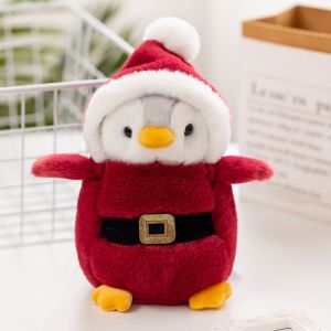 Poup&eacute;e En Peluche Mignonne Transformation D'oiseau Pour No&euml;l D&eacute;guisement De P&egrave;re No&euml;l Taille Petite 20cm - Neuf