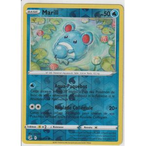 Carte Pokemon - Marill - 058/264 - Reverse - &Eacute;p&eacute;e Et Bouclier 8 - Poing De Fusion - Neuve .V.F - Neuf