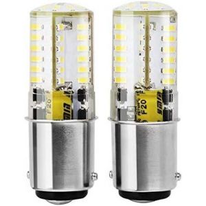 Ba15d Ampoule Led 12v 4w Blanc Froid 6000k Double Contact Baïonnette Sbc Ba15d Pour L'intérieur Rv Camping, Navires, Remorque-Eclairage. (2 Pièces)[Amp741738] - Neuf