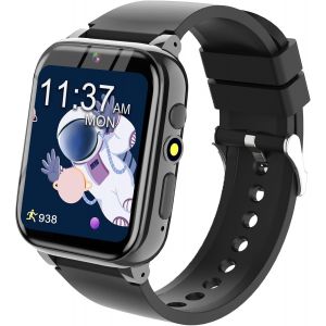 Montre Connectée Enfant- Montre Intelligente Enfant Filles Garçons Avec Réveil 26 Jeux Carte D'apprentissage Livre Audio Appareil Photo Lecteur Vidéo Enregistreur De Musique Calculatrice - Neuf
