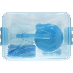 Set De 50 Boîtes De Conservation Réutilisables En Plastique Sans Bpa,Compatible Avec Micro-Ondes/Réfrigérateur/Congélateur - Neuf