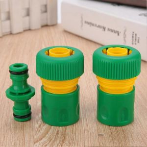3pcs 3/4 Adaptateur De Connecteur Rapide De Tuyau Pour Outil De Réparation De Tuyau De Jardin Domestique - Neuf