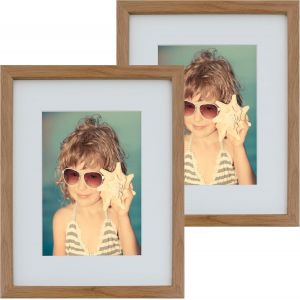 Meimie-Lot De 2 Cadres De Base En Chêne 8 X 10 204 X 254 Cm - Neuf