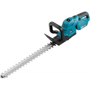 MEVRONISSHOP-Taille-haie &eacute;lectrique sans fil 52 cm pour batterie Makita 18 V (puissance de coupe de 15 mm, moteur sans balais, t&ecirc;te rotative &agrave; 180&deg;, sans batterie) - Neuf