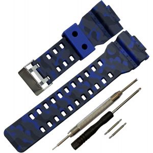 Kal-Bracelet De Rechange Pour Casio Gls-8900/Gw-8900/Ga-110/Ga-100c/Ga-120/Gd-110/Gls-100 - Neuf