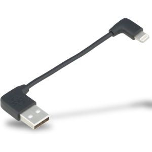 lbgwp60-Compit Kabel Pour Iphone Lightning, Câble Recharge Court Avec Fiche Coudée (Accessoire Pour Système Compit, Pour Recharger Avec Powerbank Com/Unit, Pratique Et Discret) Taille Unique Noir - Neuf
