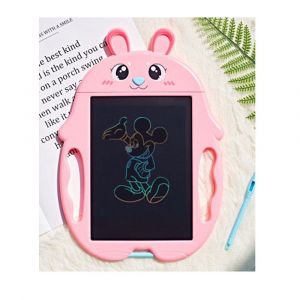 Un lapin coloré (rouge) 21 cm × 1,5 cm × 26,5 cm Planche à dessin de l'éducation précoce pour les enfants Conseil d'écriture graffiti - Neuf