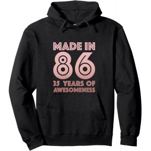 Kalanka-Cadeaux D'anniversaire 35 Ans Homme Femme 35 Ans Fils Fille Sweat &Agrave; Capuche - Neuf