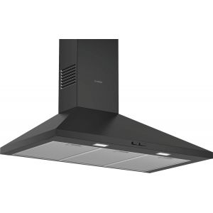 CHECARZHN--NO1-Dwp94Bc60 Hotte Murale Pyramide Encastrable - 1 Moteur, 3 Vitesses D'Aspiration - Silencieuse - 60 Cm - Noir - Neuf