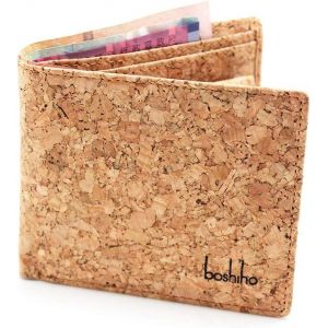 CMJAAGUR-Rfid Blocking - Portefeuille En Liège Slim Design Bifold Porte-Monnaie Avec Poche À Monnaie, Vegans Wallet Cadeau Écologique Pour Hommes Et Femmes (Multicolore)[M924] - Neuf