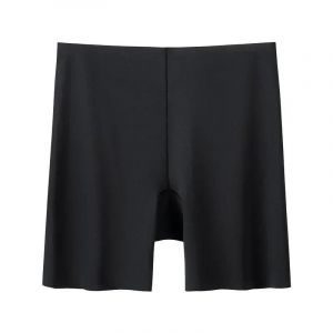 Culotte Femme 3d Pantalon De S&eacute;curit&eacute; Sans Couture Short Taille Haute Sous Jupe Boxer Slips Sous-V&ecirc;tements F&eacute;minins Boxeurs Confortables Anti Friction.Black.L - Neuf