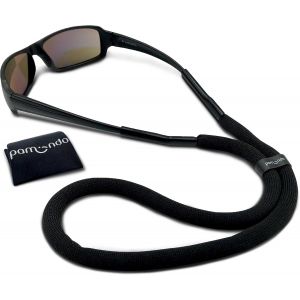 Cordon À Lunettes Flottant Pour Les Sports Nautiques Et Les Loisirs - Cordon De Lunettes De Sport Pour Femme, Homme Et Enfant - Flottant Et Maintien Sûr, Noir, Länge: 33cm, Schieber: 2,4cm X - Neuf
