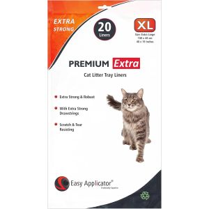 Shiliu-Xl U2013 Extra Large U2013 Sacs De Litière Pour Chat De Qualité Supérieure + Cordons De Serrage U2013 20 Sacs Extra Résis[ - Neuf