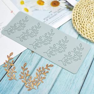 Moule En Silicone 3d En Forme De Feuilles D'arbre Creuses En Forme De Feuille De Foug&egrave;re,Pt&eacute;ridophyte,Pour Chocolat,Bonbons,Fondant,Moule En Silicone Pour D&eacute;coration De Cupcakes,Sucre,Loisirs - Neuf