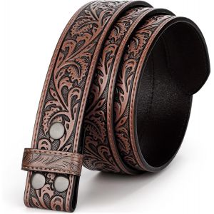 Tzf-Sangle De Ceinture En Cuir Occidental Pour Homme Et Femme, Cowboy, Cowgirl, Ceintures En Cuir Pour Jeans, Ceinture D'anniversaire, Cadeau De Noël - Neuf