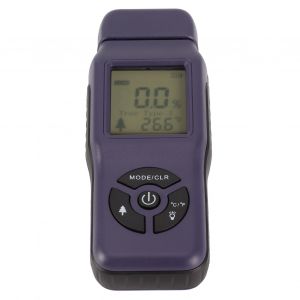 Humidimetre numerique professionnel pour bois, ecran LCD portable, testeur d'humidite du bois, violet - Neuf