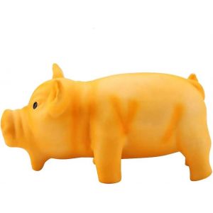 Jouet &Agrave; M&acirc;cher Pour Chien, Cochon Mignon Qui Grogne Et Couine, En Latex, Pour Chiot (02) - Neuf