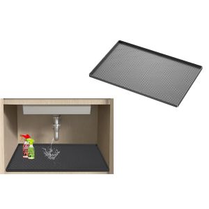 Tapis En Silicone Pour Sous-&Eacute;vier Et Placards De Cuisine - Protection Et Rangement Imperm&eacute;able Pour Bac &Agrave; &Eacute;vier - Neuf