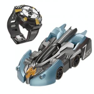 Voiture Télécommandée Grimpante Pour Enfants Lumières LED Rotation 360° YONIS - Neuf