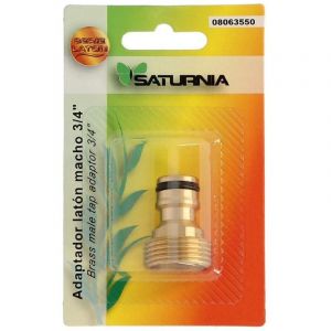 Adaptateur De Tuyau En Laiton 3/4' M&acirc;le - Neuf