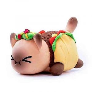 Peluche chat Meemeows Food, adorable poup&eacute;e Aphmau en peluche, beignet burger - Neuf