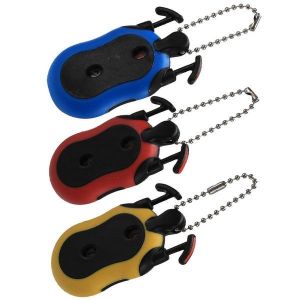 Lot De 3 Mini-Compteurs De Score De Golf Avec Porte-Cl&eacute;s &iquest; Durables, Portables, Sans Piles, Suivi Facile Des Scores (Jaune, Rouge, Bleu) - Neuf
