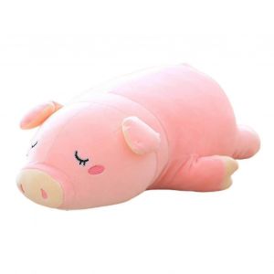 Oreiller En Peluche Cochon Rose, Rembourrage En Coton Pp, D&eacute;coration De Canap&eacute;, Mignon, Cadeau D'anniversaire-45 Cm - Neuf