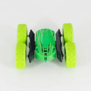 2.4G 3D Flip T&eacute;l&eacute;commande Double Face D&eacute;rive Buggy Stunt Car Enfants Jouet Gift_Green - Neuf