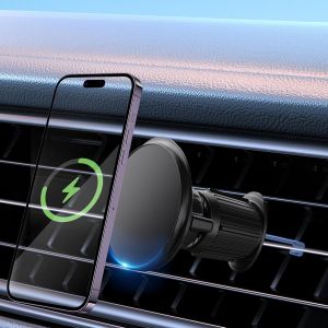 Grefay 2023 Support Magnétique Pour Téléphone De Voiture Ventilation Améliorée Avec 2 Aimants Puissants Pour Iphone 15 14 13 Pro Magsafe Tous Les Téléphones Portables - Neuf