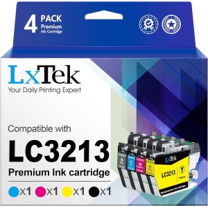 ChenQuanSarl-Lc3213 Lc3211 Lot De 4 Cartouches D'Encre Compatibles Brother Lc3211 Pour Brother Mfc-J497Dw Dcp-J572Dw Mfc-J491Dw Mfc-J890Dw Mfc-J895Dw Dcp-J772Dw (Noir, Cyan, Magenta, Jaune) - Neuf