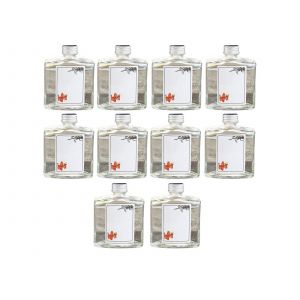 Lot De 10 Bouteilles De Vin Et Spiritueux En Verre Transparent De 250 Ml Avec Bouchon &Agrave; Vis. - Neuf