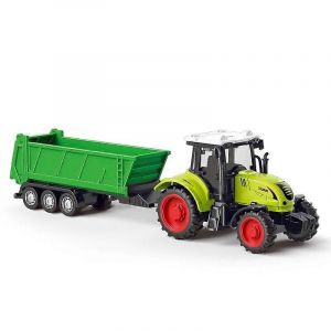 Mini Inertial Tractor Model Harvester Transporter Boy Toy Set Kids Toy Simulation Farmer Car Model Gift For Children Toy Cars-Type 4 - Neuf