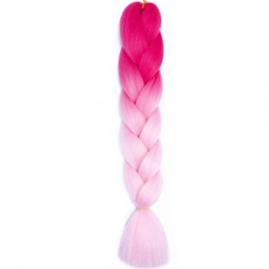 Extensions De Tresses Jumbo Box De 24 Pouces, Tresses Synthétiques À Faire Soi-Même Pour Enfants, Rose, Violet, Jaune, Gris - Neuf
