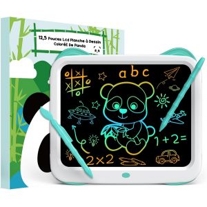 Checarzhn--No1-Tableau D'écriture Lcd Pour Enfants, Tablette Dessin Enfant Tablette Magique À Écran Coloré De Avec Effacement Verrouillable, Cadeau D'anniversaire Pour Enfants De 3 À 12 Ans - Neuf