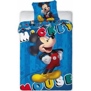 Parure De Couette - Homerokk - Mickey Disney - 140x200 Cm - Drap Housse 90x190 - Rouge - Neuf