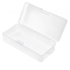 Boîte De Rangement En Plastique Rectangulaire Transparent Numérique Électronique Accessoires Boîte Résistante Aux Chutes Avec Flip Cover - Neuf