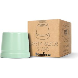 Eryi-Support Rasoir Vert Menthe, Pas Compatible Avec Tous Les Rasoirs De Sécurité, Uniquement Ceux De La Marque, Socle Pour Rasoir En Métal, Porte Rasoir De Sureté, Range Rasoir En Métal - Neuf