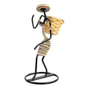 Veilleuse Led Aliment&eacute;e Par Batterie Vernis Antirouille Stoving Multifonctionnel Led Abstrait Homme Ornamen - Neuf