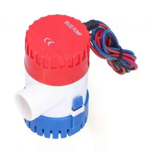 Pompe de cale DC Commutateur semi-automatique Petite pompe submersible électrique pour le drainage Fournir une alimentation 12V / 24V 350/500/750 / 1100GPH - Neuf