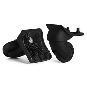 1 paire de roues de rechange pour valises rigides et valises rigides, noires (roues GU198) - Neuf