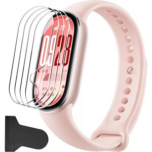 Lot De 4 Protection D'&Eacute;cran Anti-Rayures Pour Xiaomi Smart Band 10,Tpu Film Hydrogel Transparent Hd Souple En Tpu Film De Protection D'&Eacute;cran [Hd Clear] - Neuf