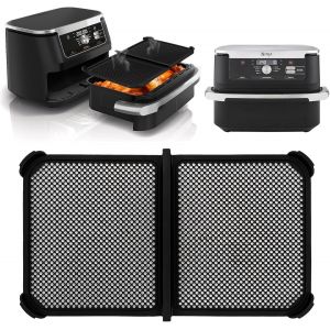 APLU-Grille Anti Projection Pour Air Fryer Ninja 10,4 L Af500Eu,Réutilisable Silicone Air Fryer Accessoires Moule Air Fryer Ninja 10,4 L,Anti Eclaboussure Air Fryer Ninja Foodi 10,4 L (Style-1) - Neuf