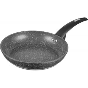 Checarzhn--No1-Tour En Aluminium Antiadhésif Poêle À Frire, 20 Cm, Aluminium, Graphite, 24 Cm - Neuf