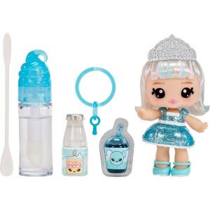 KALANKA-Lipgloss Poup&eacute;e - Callie Birthday Cake - Poup&eacute;e Parfum&eacute;e avec Kit de Gloss DIY - Convient aux Enfants de 4 Ans et Plus - Neuf